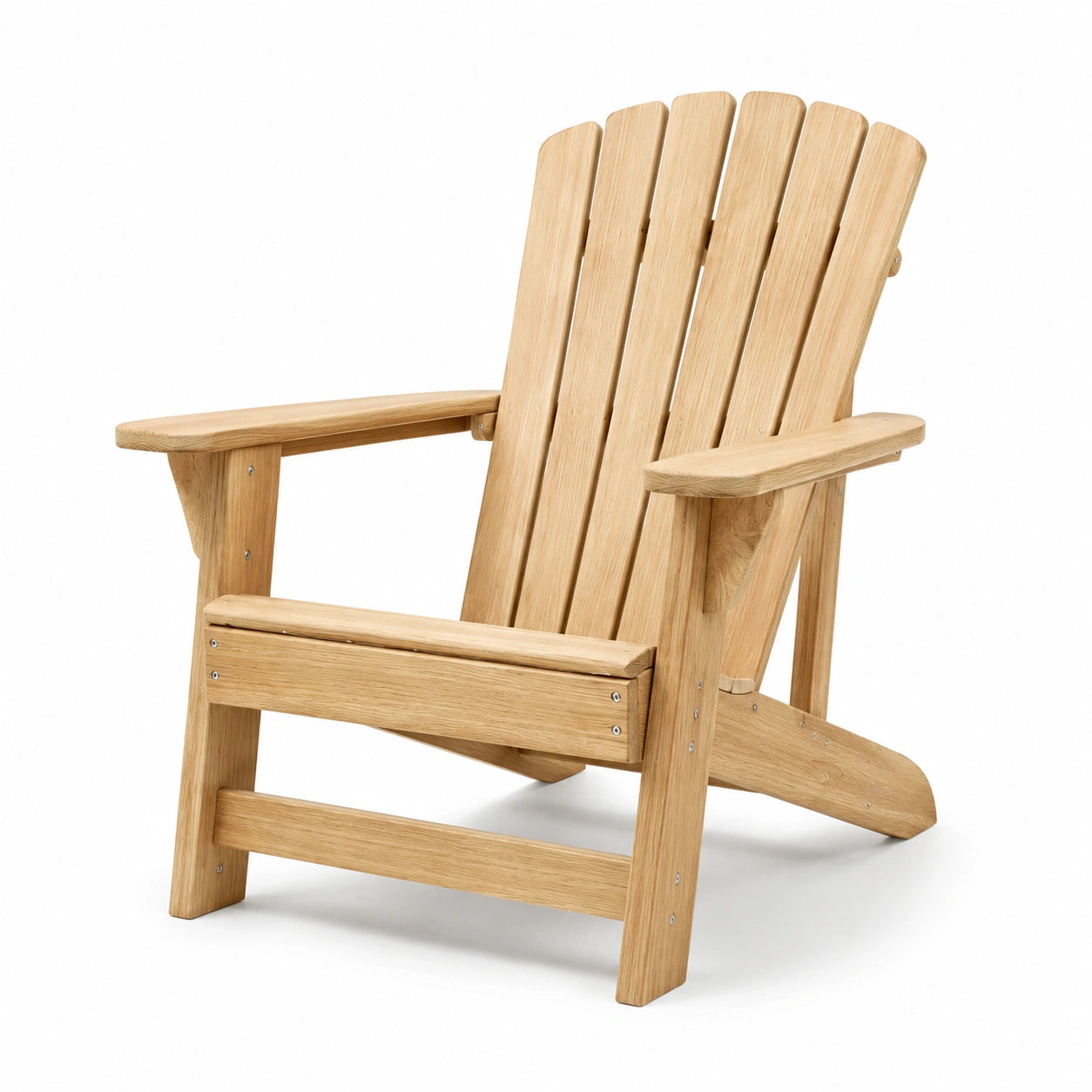 Chaise en bois de chêne naturel