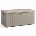 Coffre de rangement plastique beige